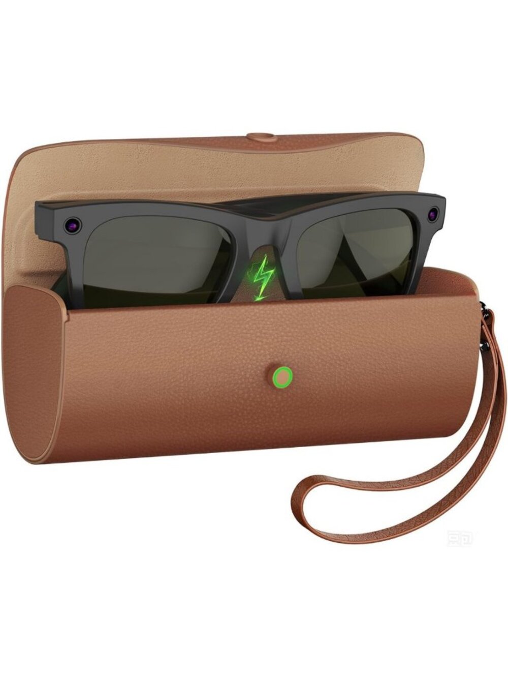 3500mAh Rechargeable Charging Case for Smart Glasses - Travel Charger & Power